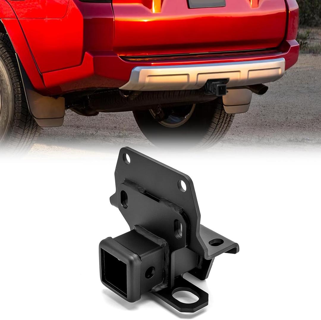 WeiSen 2" Rear Towing Hitch Receivers Class 3 Trailer Hitch Receiver Black Compatible with Toyota 4runner 2003-2024, Fit Lexus GX470 2003-2009