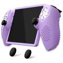 PlayVital Design for PS Portal Silicone Protective Case with Thumb Grips – Enhanced Grip Comfort | Anti-Slip 3D Studded Design | Full Protection | Perfect Fit - Mauve Purple