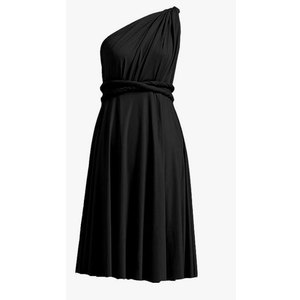 72styles Knee Length Short Infinity Dresses for Bridesmaids Convertible Dresses Transformer Multiway Twist Wrap Midi Dresses M