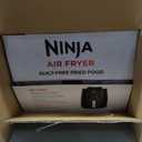 Ninja Air Fryer | 4 QT Capacity | 4-in-1 Roast, Crisp, Roast, Reheats, & Dehydrates | Dishwasher Safe Parts | 105F-400F | Includes 20 Easy & Healthy Recipes | 1550 watt | Grey | AF101