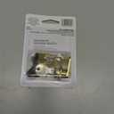 Prime-Line U 9942 Drawer and Cabinet Lock  Secure Important Files and Drawers, 5/8 in., Diecast Housing with Brass Finish, Fits on 5/16 in. Max Panel Thickness (1 Kit)