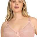 Smart & Sexy Womens Lace & Mesh Full Coverage Bra (40DD, Blushing Rose)