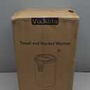 Towel Warmer, 20L Towel Warmers for Bathroom with LED Display for Time and Temperature, Bucket-Style Warmer with Delay Timer 0.5-24H, Heating Time 30/60/90 Mins, Child Lock