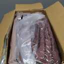 Monbix Queen Comforter Set - 7 Pieces Dark Red Bed in a Bag Queen Bedding Sets with Comforters, All Seasons Comforter Bed Set with Sheets, Pillowcases & Shams