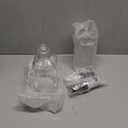 GLADPURE 2 Pack Soap Dispenser, 18 Oz Antique Design Thick Glass Hand Dispensers; with 304 Rust Proof Stainless Steel Pump, 6Pcs Clear Stickers, for Kitchen, Bathroom- Black