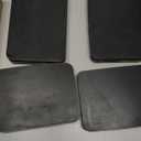 4 Pack Heavy Duty Rubber Pads- Nylon Reinforced- 11,000lbs Capacity, Non-Slip Stabilizer Pads for Jack Stands, Motorcycle Kickstand, RV Leveling, Equipment Support- 0.9 Height (6.34.7)