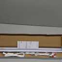 Under Cabinet Lighting Plug in, 24 Inch 2 Pcs, Linkable AC120V 3CCT 3000K/4000K/5000K Ultra Slim, LED Under Cabinet Lights for Counter Light, Kitchen, Shelf, Sink, Workshop, Desk, White