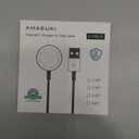 2Pack Upgraded for Apple Watch Charger USB Magnetic Wireless Fast iWatch Charger Portable Compatible with iWatch Ultra/Series 11/10/9/8/7/6/SE/SE2/5/4/3/2/1-[3.3FT] (White)