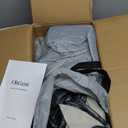 OhGeni Cal King Air Mattress with Built in Pump, 18" Tall Inflatable Blow Up Bed, Luxury Comfort for People(190CM Height), Keep Feet from Dangling, Foldable & Portable Colchon inflatables, Black