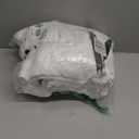 ChrisDowa White 100% Blackout Curtains for Bedroom with Black Liner, 2 Thick Layers Total Blackout Thermal Insulated Grommet Window Curtains 2 Panels Set (Pure White, 52 x 84 Inch)