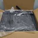 Furologee TV Stand with 4 Drawers, 43 inch Entertainment Center with Open Shelves, Media Center for 50" TV, Television Stand for Bedroom, Living Room/Light Black Oak