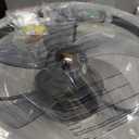 LUDOMIDE Flush Mount Ceiling Fan, Ceiling Fans with Lights and Remote, 6 Winds Speeds, 20” Low Profile Ceiling Fan 30006000K Dimmable LED Light for Bedroom, Living Room, Dining Room and Kitchen