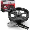 Power Steering Pump 21-5349 with Pulley Compatible with Honda Accord 2003-2007, Acura MDX 2003-2006 V6 3.0L 3.5L Power Assist Pump Replace# 56110-RCA-A01, 96-5349