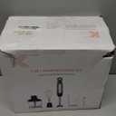 KOIOS Immersion Blender, 1100W 5-in-1 Multi-Purpose Hand Blender, 12-Speed, 600ml Beaker, 500ml Chopper, Egg Whisk, Milk Frother, Black