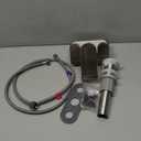 Ultimate Unicorn Waterfall Bathroom Sink Faucet Brushed Nickel, Two Handles Bathroom Faucet with Metal Pop up Sink Drain Stopper, Two Or 3 Holes Bathroom Basin Mixer Tap with Deck Mount Plate (4 Inch)