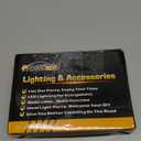 Partsam 10 Pack (5 Amber + 5 Red) 2" 4LED Round Trailer Side Marker Light Grommet Flush Mount, [DOT Approved] Sealed 2 inch Clearance Lights with Reflex Lens for Truck RV Camper, IP67 Waterproof, 12V
