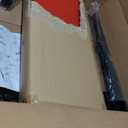 Charcoal Grill, Outdoor BBQ Portable Grill with Side Table and Wheel, Folding Grill for Outdoor Cooking Camping Garden (Red)