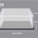 Clear Acrylic Display Case for 1:18 Scale Vehicle Model,for Lego 42138 92177 Collectibles,Assemblable Dustproof Showcase,Countertop Box for Diecast Car(13x7.1x6 inch;33x18x15 cm)