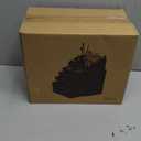 READAEER Makeup Organizer 3 Pieces Cosmetic Storage Case with 6 Drawers (Black)