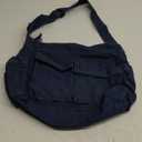 KlaOYer Canvas Messenger Bag Large Hobo Bag Crossbody Shoulder Bag Tote Bag with Pocket for Women and Men
