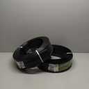 Suncast 20 ft. Plastic Landscape Edging Roll for Garden, Flower Beds, and Lawn, Black (Pack of 2)