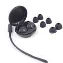 Noise Reduction Earplugs with Case and Lanyard, Reduction by 45dB, Improve Sleep Quality, Portable, Protect Hearing from Noises, Effective for Sensory Overload by ADHD and ASD (Black)
