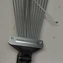 Garden Rake for Leaves,Heavy Duty Metal Adjustable Leaf Rake for Lawns,Long Handle 33"-69" with Expandable Head 8"-15",Garden Tools for Yard Lawn Shrub Garden Beds