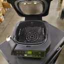 Ninja EG201 Foodi 6-in-1 Indoor Grill with Air Fry, Roast, Bake, Broil, & Dehydrate, 2nd Generation, Dishwasher Safe, Black/Silver