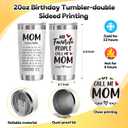 Mom Gifts for Mothers Day,Easter,Birthday,Best Mom Ever Gifts from Daughter Son,Funny Socks + 20 Oz Insulated Tumbler Cup,Perfect New Bonus Step Mom Mama Women Gift Ideas