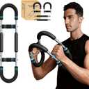 Twister arm Trainer, Adjustable Resistance (40-140 lbs) Chest Workout Equipment,Forearm Power Exercise bar , pectoralis spinalis Device, Portable Detachable Design