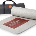 Extra Large Wool Pressing Mat 22" x 60" with Carrying Case 100% New Zealand Wool Ironing Pad for Quilting, Sewing & Embroidery Heat Retaining & Double-Sided Pressing Surface