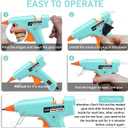 Hot Glue Gun Kit Mini: Mini Hot Glue Guns Kit with 30 Sticks Melt Glue Gun Craft for School DIY Arts Home Quick Repairs Multi-application