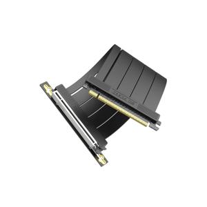 EZDIY-FAB PCIE 5.0 Riser Cable, Ultra-Flexible 128GB/s Bandwidth GPU Extension, Vertical GPU Mount for RTX 5090 4090 & RX 9000, Backwards Compatible PCIE 4.0/3.0,Right Angle-20cm,Black