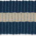 Outdoor Door Mat, The Original Lobster Rope Doormat, All Weather Mats, Woven Door Mat from Nautical Rope, Front Door Welcome Mats, (Navy with Dark Tan Stripe, 18 x 30)