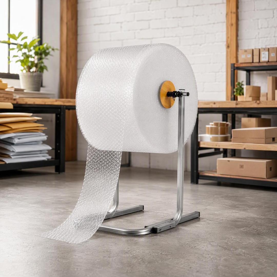 15.75 Inch Bubble Wrap Dispenser, Roll Holder for Packing & Shipping