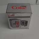 Diet Coke Mini Fridge - Refrigerator for Bedroom Office, Portable Table Top Beverage Cooler, 12V 110V Refrigerator, Used In Car, Dorm, Outdoor, Patio, 6 Can