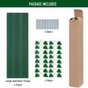 MAXPACE Greenhouse Hoops for DIY 2.8ft or Wider Grow Tunnel, Rust-Free Fiberglass Support Hoops Frame for Garden Fabric, DIY Plant Support Garden Stakes, Gardening Supplies, 25pcs