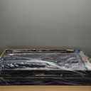 18 Inch Full Metal Bed Frame Folding Bed Frame Tool-Free Assembly Mattress Foundation No Box Spring Needed Platform 2500lbs Heavy Duty Steel Slats, Noise-Free, Easy Assembly, Black