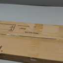 Dual Monitor Stand Riser, 39 Inch Extra Long Wooden Desktop Monitor Riser with Storage for 2 Monitors Ultra Strong Desk Shelf Organizer Riser Ergonomic for 2 Screens/Laptop/PC/TV/Printer, Light Walnut