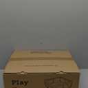 50 x 50 inch Baby Playpen with Mat Small Playpen for Babies and Toddlers Baby Fence Playards, Dark Gray + Mat