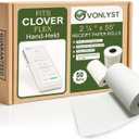 Thermal Paper Roll for Clover Flex Receipt Paper 2 1/4 x 55 (50 rolls)