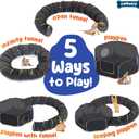 Outdoor Cat Enclosure - Portable Catio Playground for Cat Run, Kitty and Small Animals - Tent & Tunnels for Outside and Indoor Play