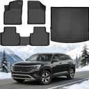 Floor Mats for Volkswagen VW Atlas Cross Sport 5 Passenger 2020-2026