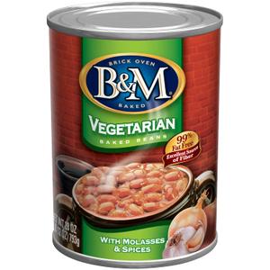 B&M Baked Beans, Vegetarian, 28 Ounce (Pack of 12) (EXP 03/24/28)
