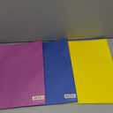 2 Pocket Folders with 3 Prongs - Assorted Colors, 3 Pack