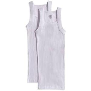 2(X)IST Mens Essential Cotton Square Cut Tank 2-Pack, Size M