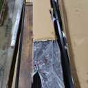 Twin Size Loft Bed with LED Lights and Charging Station, Industrial Heavy Duty Metal Loft Bed Frame with Ladder and Guardrail for Kids Adults, Small Space Saving Design for Bedroom Dorm, Vintage Brown