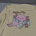 RoseSeek Girl's Bow Leopard Letter Graphic Tees Preppy Fall Long Sleeve T Shirt Aesthetic Cute Baggy Tops, Youth 12