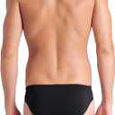 ARENA Mens Swim Brief Diamond Team Performance MaxLife Athletic Swimwear Professional Training Swimsuit Sports Bathing Suit, Black/Royal, US Size 34