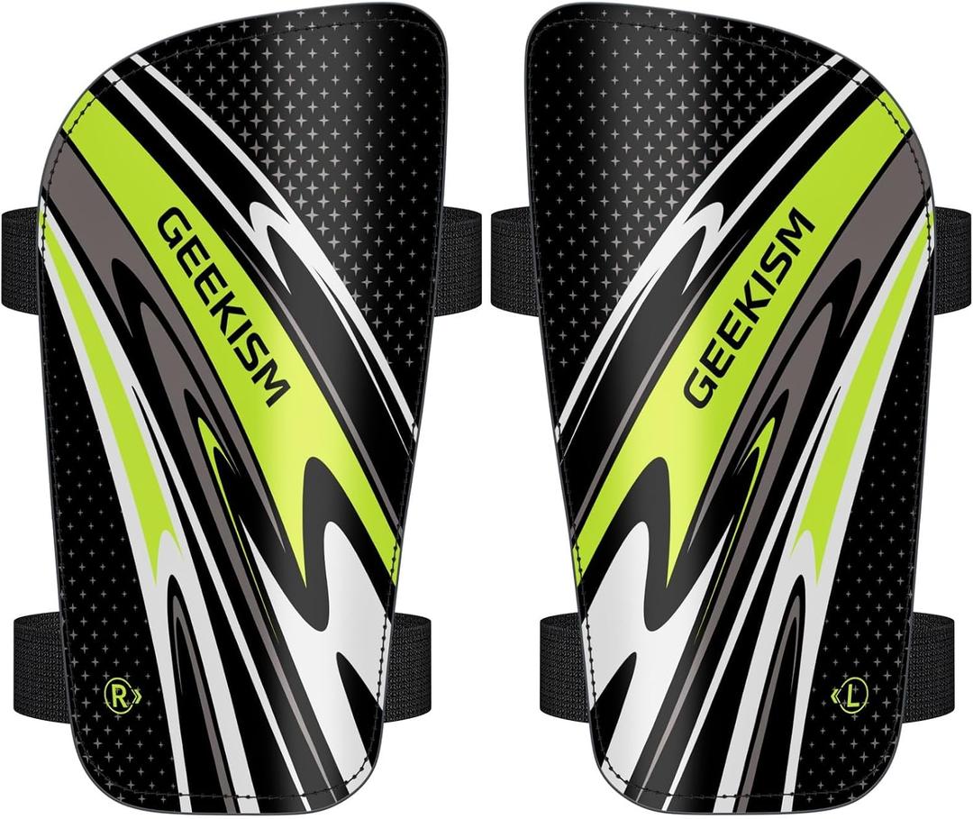 Soccer Shin Guards for Youth Kids Toddler - Soccer Shin Pads for Teens & Men, Protective Football Gear for 3-16 Years Boys Girls & Adult, World Cup Lightweight Soccer Equipment